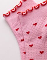 Socken - Herzen - pink