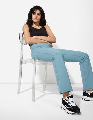 Leggings - Atmungsaktiv - blau