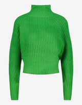 sweter - Oversized Fit - ciemny zielony