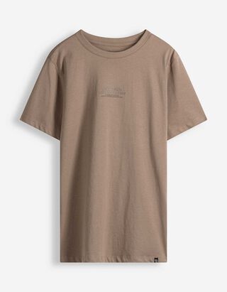 T-shirt - Print - Taupe