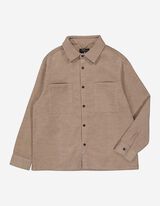Jachetă-cămașă - Oversized Fit - Maro