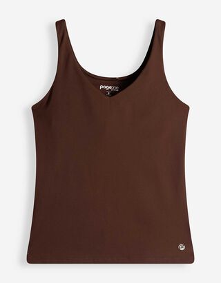 BH Top - Atmungsaktiv - dunkelbraun