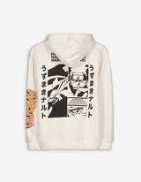 Felpa con cappuccio - Naruto - bianco