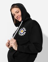 Propínací mikina - Zadní potisk - cerná