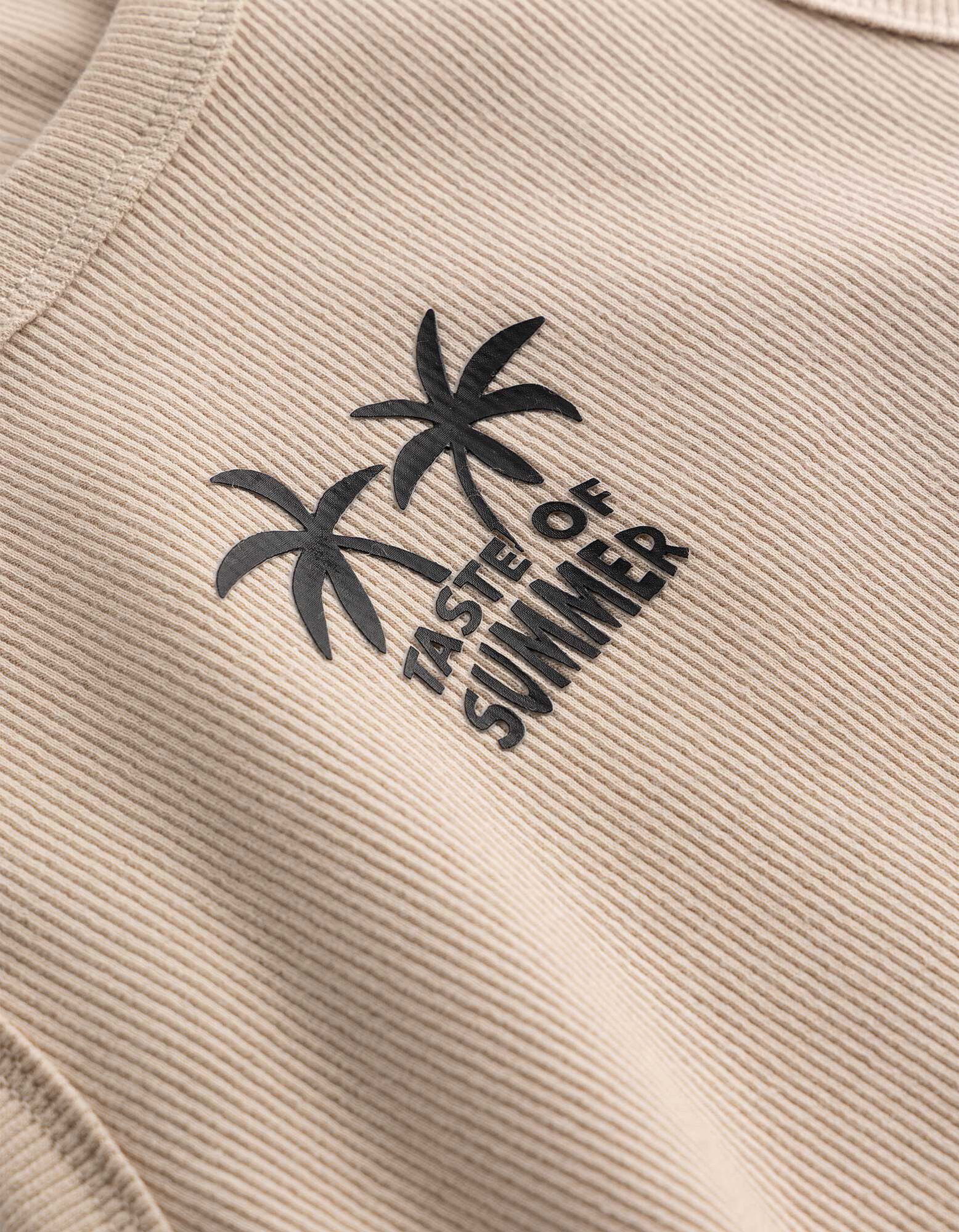 Top - Cut-outs - Beige