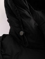 Steppjacke - Fronttasche - Schwarz