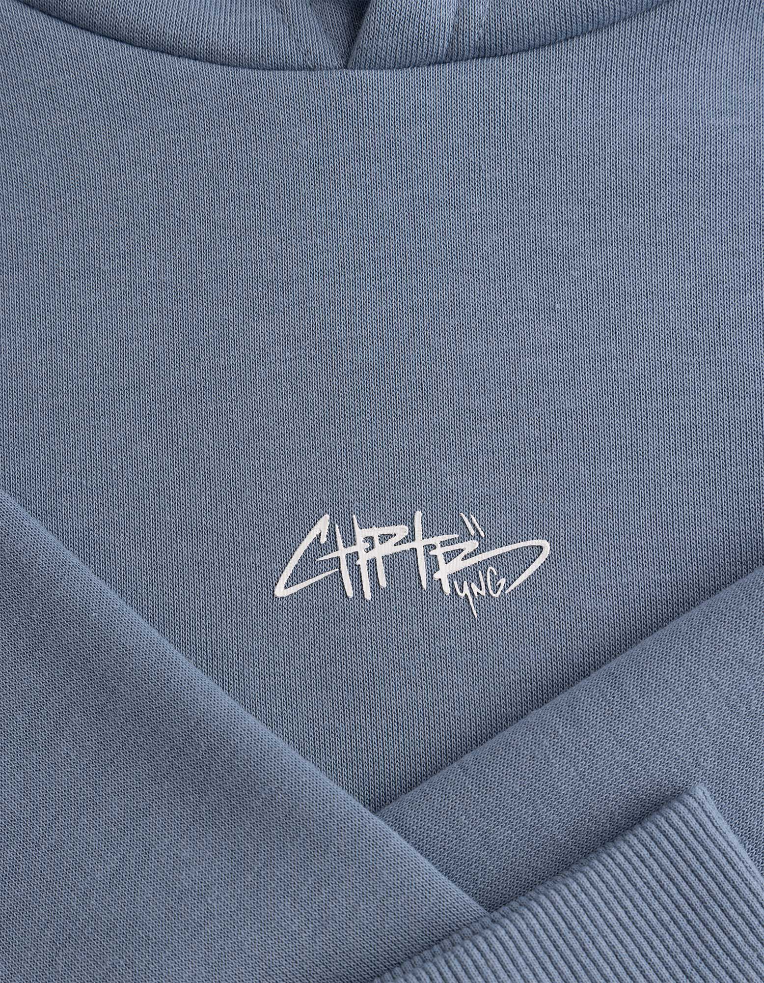 Hoodie - Oversized Fit - Hellblau