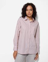 Halenka - Proužky - ruzova