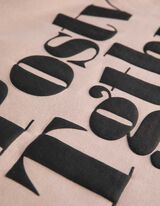 Trikotažinis megztinis - Atgalinis atspaudas - smelio spalvos