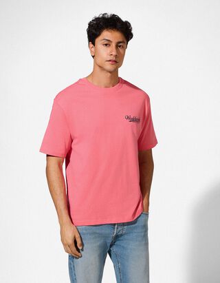 T-Shirt - R&uuml;ckenprint - rosa
