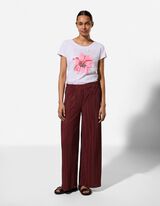 Hose - Elastischer Bund - dunkelrot