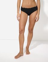 Bikini gaćice - jednobojna - crno