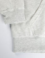 Felpa aperta - Vestibilità comoda - grigio chiaro