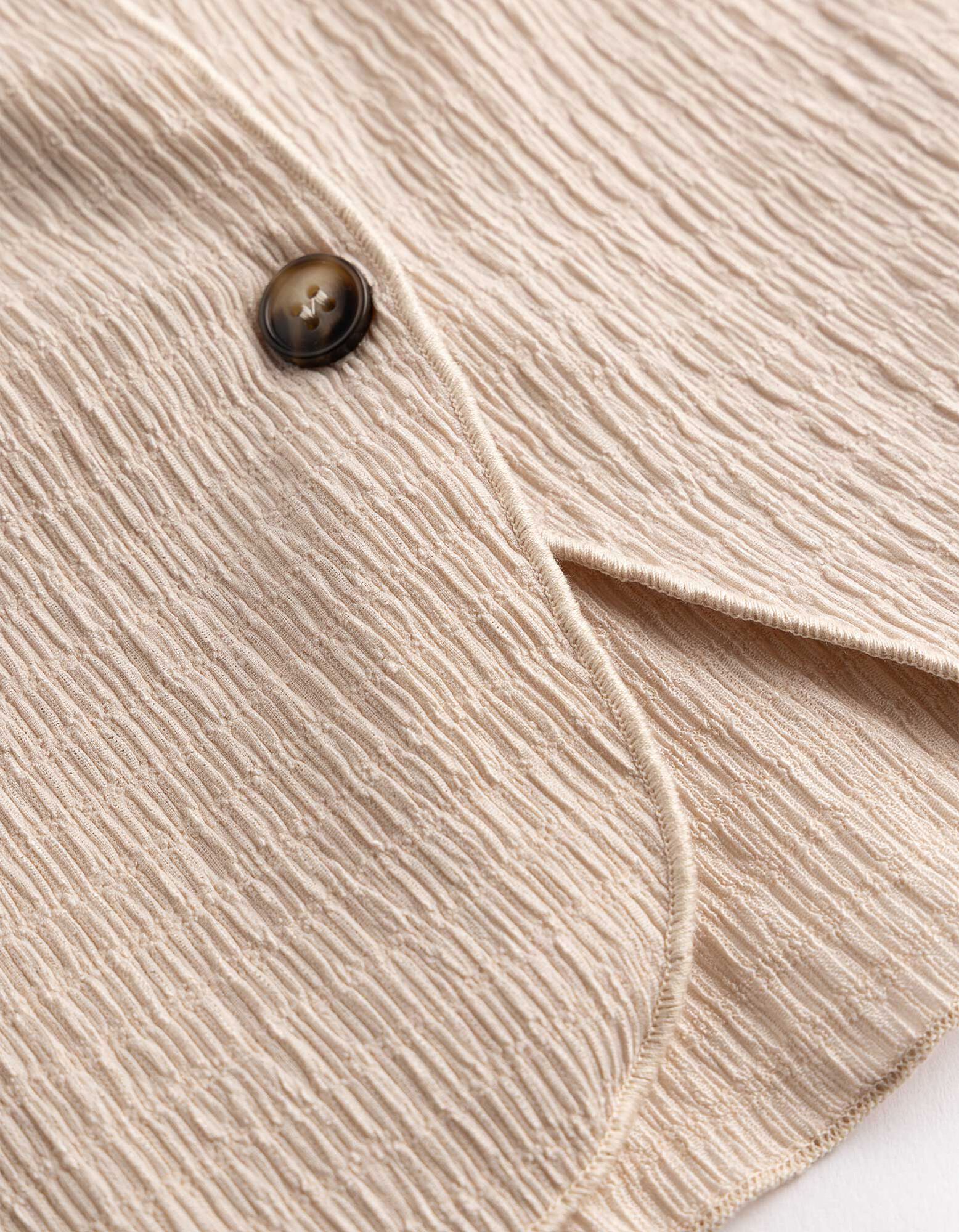 Knopfleiste - Beige