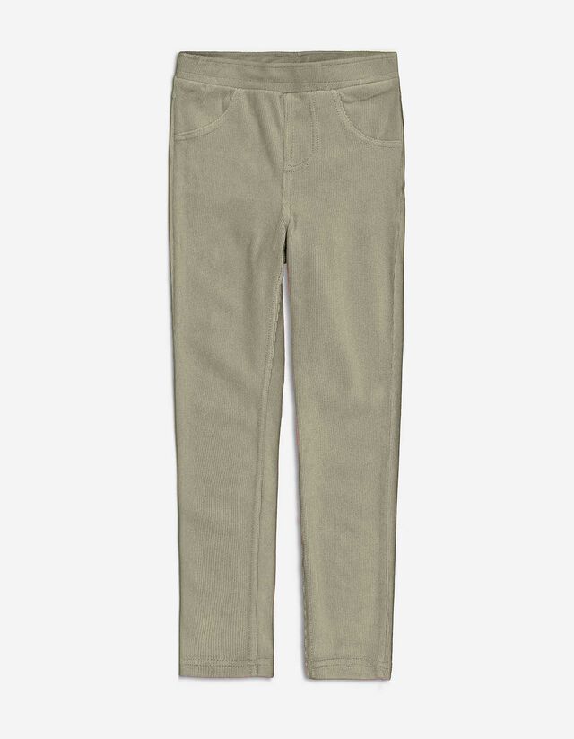 Leggings - Velluto - verde scuro