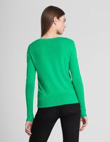 Džemper - Me&scaron;avina viskoze - zeleno