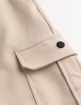 Cargo &scaron;ortky - Piqu&eacute; - svetle &scaron;ed&aacute;