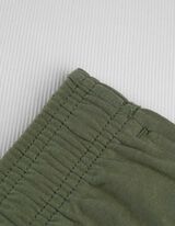 Pyjama Set aus Shirt und Hose - Gerippt - weiß