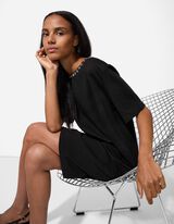 Jurk - Siersteentjes - zwart