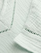 Blusenshirt - einfarbig - Mint