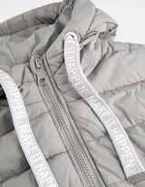 Dlh&aacute; vesta - Kapucňa s tunelov&yacute;m sťahovan&iacute;m - tmavozelena