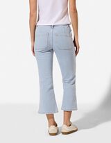 Caprihose - Regular Waist - Hellblau