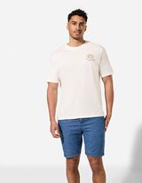 T-shirt - Dos imprim&eacute; - blanc