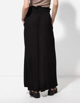 Kalhoty - Široký střih Wide Fit - cerná