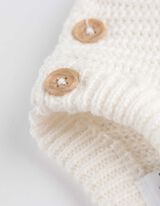 Strickpullover - Baumwolle - weiß