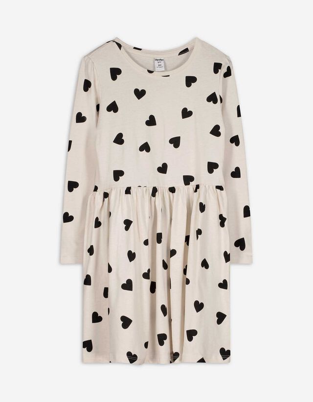 Jurk - Print all-over - beige