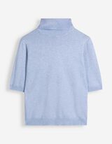 Pullover - Rollkragen - blau