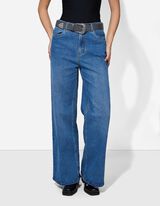 Opasek - Imitace kůže - cerná