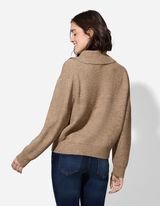 Cardigan - Strick - hellbraun