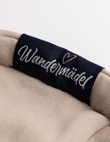 Sweatjacke - Print - beige