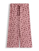 Kalhoty - Potisk - tmave cerven&aacute;