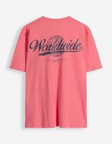 T-Shirt - R&uuml;ckenprint - rosa