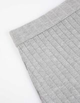 Dzianinowa spódnica - mieszanka wiskozowa - szary