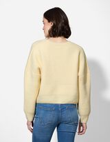 sweter - Oversized Fit - jasny zolty