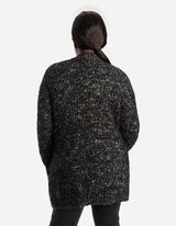 Vest - Pluche - zwart