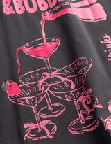 T-Shirt - R&uuml;ckenprint - dunkelgrau