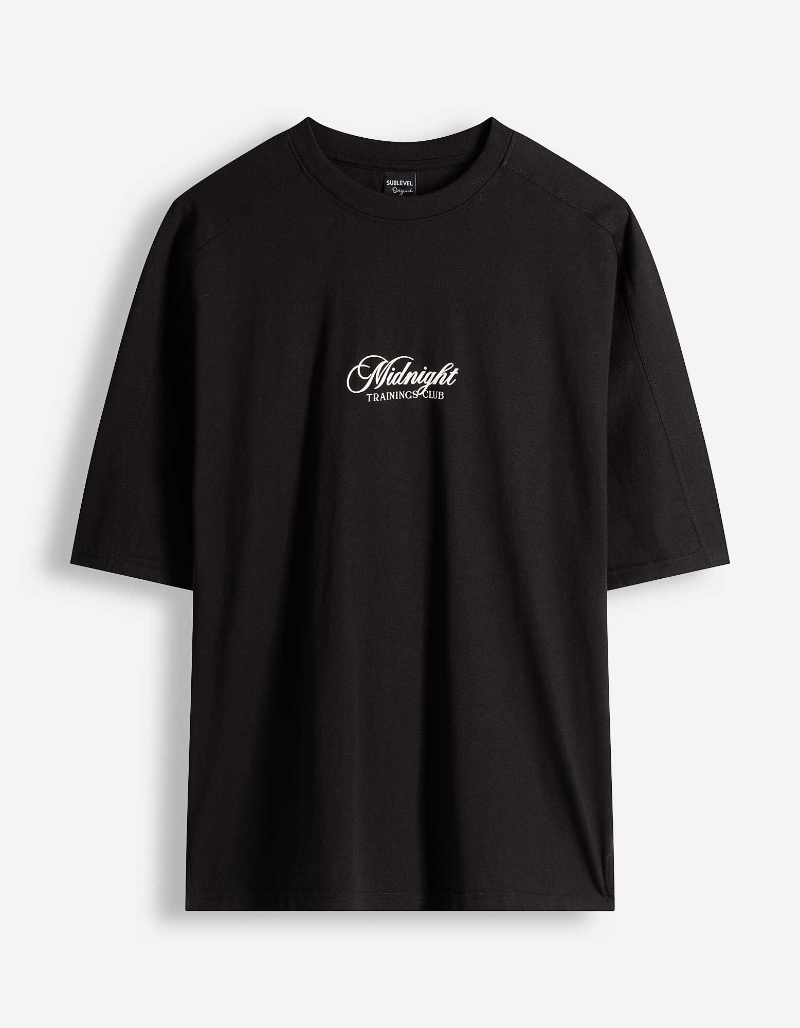 T-Shirt - R&uuml;ckenprint - schwarz