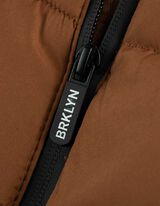 Steppweste - Aufgesetze Taschen - braun