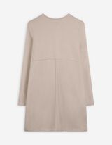 Šaty - Měkký materiál - bílá