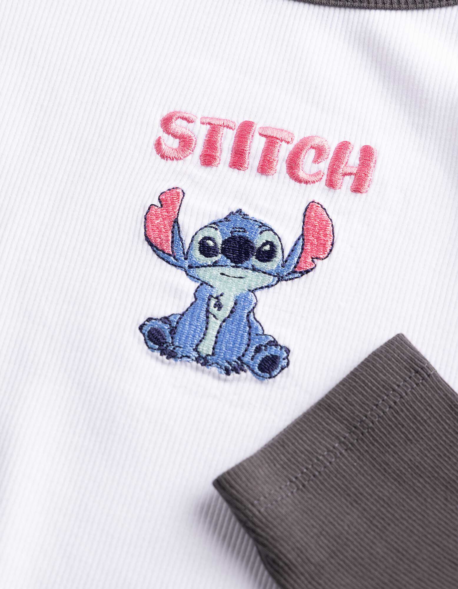 Longsleeve - Lilo & Stitch - wit