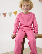 Hlače za jogging - Vezica - pink