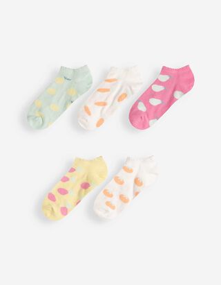 Sneakersocken - 5er-Pack