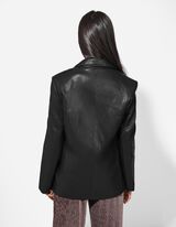 Blazer - PU - zwart