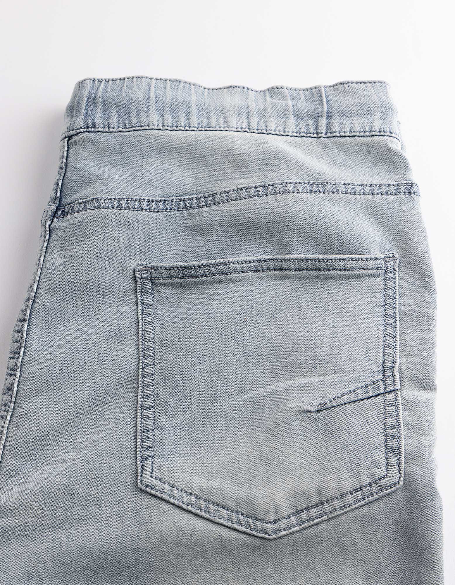 Jeansshorts - Jogger Fit - Hellblau
