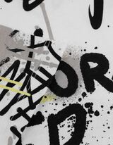 Mar&scaron;kinėliai - &bdquo;Oversized&ldquo; stiliaus - baltas