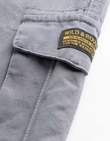 Jogpants - Aufgesetze Taschen - blau